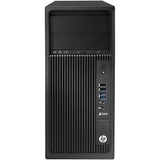 HP Z240 Tower WorkStation - Intel Core i5-6600, 1TB, 8GB, Eng-Arb-KB, Windows 10 Pro, Black HP Z240 Tower WorkStation - Intel Core i5-6600, 1TB, 8GB, Eng-Arb-KB, Windows 10 Pro, Black