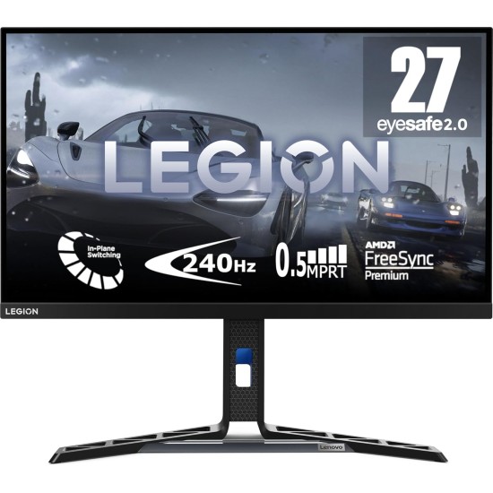 Lenovo Legion Y27-30 27" FHD IPS Pro Gaming Monitor, 165Hz Refresh Rate & 0.5ms Response Time, 3Wx2 Speaker, AMD FreeSync, 16.7M Colors, 2x HDMI 2.0, 1x DP 1.4, 4x USB 3.2, Black Lenovo Legion Y27-30 27" FHD IPS Pro Gaming Monitor, 165Hz Refresh Rate & 0.5ms Response Time, 3Wx2 Speaker, AMD FreeSync, 16.7M Colors, 2x HDMI 2.0, 1x DP 1.4, 4x USB 3.2, Black