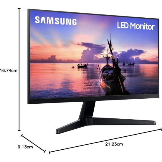 SAMSUNG 24 LED Monitor with Ips Panel and Borderless Design - Black SAMSUNG 24 LED Monitor with Ips Panel and Borderless Design - Black