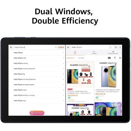 HUAWEI MatePad T 10 Open View Tablet with 9.7" HD Display, Kirin 710A, 2 GB + 32 GB, Dual-speakers, EMUI 10.1,LTE,Deepsea Blue HUAWEI MatePad T 10 Open View Tablet with 9.7" HD Display, Kirin 710A, 2 GB + 32 GB, Dual-speakers, EMUI 10.1,LTE,Deepsea Blue