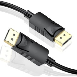Exon X1053 displayport to display port male dp 4k cable original resolutions 1080p /2k/ 4k 1.8meters - black