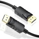 Exon X1053 displayport to display port male dp 4k cable original resolutions 1080p /2k/ 4k 1.8meters - black Exon X1053 displayport to display port male dp 4k cable original resolutions 1080p /2k/ 4k 1.8meters - black