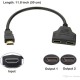ToneGod HDMI Splitter Adapter, ToneGod HDMI Splitter Cable for Dual Monitors Duplicate/Mirror(1 in 2 Out), HDMI Male to Dual HDMI Female for HDMI HD, LED, LCD, TV, Support Two TVs at The Same Time ToneGod HDMI Splitter Adapter, ToneGod HDMI Splitter Cable for Dual Monitors Duplicate/Mirror(1 in 2 Out), HDMI Male to Dual HDMI Female for HDMI HD, LED, LCD, TV, Support Two TVs at The Same Time