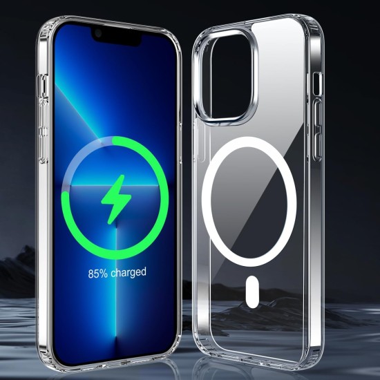 Case For iPhone 12 Pro Max 6.7 Inch Compatible with Mag-Safe,Scratch Resistant, Anti-Slip Protective Frame, Classic Style Transparent Cover Case For iPhone 12 Pro Max 6.7 Inch Compatible with Mag-Safe,Scratch Resistant, Anti-Slip Protective Frame, Classic Style Transparent Cover