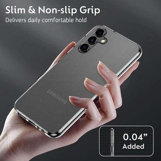 Dl3 Mobilak Case Compatible with Samsung Galaxy A15 5G / 4G 6.5-Inch Case Crystal Clear Soft TPU Gel Case Flexible Silicone Anti-Scratch Transparent TPU Cover - Clear Dl3 Mobilak Case Compatible with Samsung Galaxy A15 5G / 4G 6.5-Inch Case Crystal Clear Soft TPU Gel Case Flexible Silicone Anti-Scratch Transparent TPU Cover - Clear
