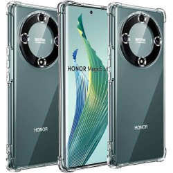 Dl3 Mobilak Case For Honor X9a 5G / Honor Magic 5 Lite, Cover Silicone Transparent TPU Gorilla Anti-shock Protector Camera Shockproof Corners - Clear