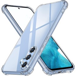 Protective Shock Absorption soft Transparent Armor Case For Samsung Galaxy A54 5G (Transparent)