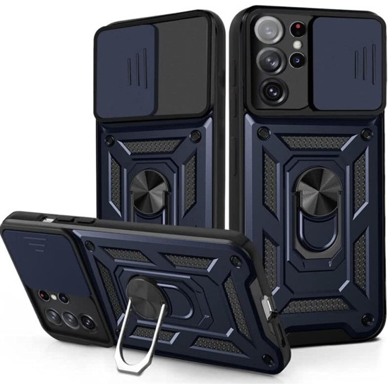Samsung Galaxy S23 Ultra Protective Case with Camera Slide Cover and Built-in 360 Degree Rotating Ring Holder Shockproof for Samsung Galaxy S23 Ultra (Samsung S23 Ultra) (Black) Samsung Galaxy S23 Ultra Protective Case with Camera Slide Cover and Built-in 360 Degree Rotating Ring Holder Shockproof for Samsung Galaxy S23 Ultra (Samsung S23 Ultra) (Black)