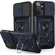 Samsung Galaxy S23 Ultra Protective Case with Camera Slide Cover and Built-in 360 Degree Rotating Ring Holder Shockproof for Samsung Galaxy S23 Ultra (Samsung S23 Ultra) (Black) Samsung Galaxy S23 Ultra Protective Case with Camera Slide Cover and Built-in 360 Degree Rotating Ring Holder Shockproof for Samsung Galaxy S23 Ultra (Samsung S23 Ultra) (Black)