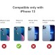 Shamo's for iPhone 13 Case, Crystal Clear Anti-Scratch Shock Absorption Cover, TPU Bumper with Reinforced Corners [ Anti Yellowing ]