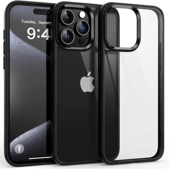 Ultra Hybrid Designed for iPhone 15 Pro Max Case (2023) - Simple Case, TPU PC (Natural Titanium)