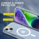 VEGO for iPhone 13 Case & iPhone 14 Case, Compatible with MagSafe, Clear Case with Built-in Magnets, Crystal Clear Hard PC Back + Soft TPU Frame Slim Cover for iPhone 13 / iPhone 14 6.1" - Clear VEGO for iPhone 13 Case & iPhone 14 Case, Compatible with MagSafe, Clear Case with Built-in Magnets, Crystal Clear Hard PC Back + Soft TPU Frame Slim Cover for iPhone 13 / iPhone 14 6.1" - Clear