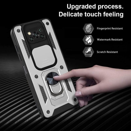 poco x3 pro/poco x3 nfc protective case cover with Camera Sliding Sliding Swivel Swivel Stand 360 degree Rotating Kickstand Shockproof Cell Phone Case for Xiaomi Poco X3 pro/poco x3 nfc) (Black) poco x3 pro/poco x3 nfc protective case cover with Camera Sliding Sliding Swivel Swivel Stand 360 degree Rotating Kickstand Shockproof Cell Phone Case for Xiaomi Poco X3 pro/poco x3 nfc) (Black)