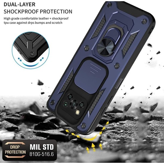 poco x3 pro/poco x3 nfc protective case cover with Camera Sliding Sliding Swivel Swivel Stand 360 degree Rotating Kickstand Shockproof Cell Phone Case for Xiaomi Poco X3 pro/poco x3 nfc) (Black) poco x3 pro/poco x3 nfc protective case cover with Camera Sliding Sliding Swivel Swivel Stand 360 degree Rotating Kickstand Shockproof Cell Phone Case for Xiaomi Poco X3 pro/poco x3 nfc) (Black)