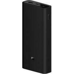 Xiaomi Mi Power Bank 50W 20000mAh High Capacity Portable Battery with Bi-Directional Fast Charging, High Power Output of 74Wh, and Durable Design in Black for Reliable On-the-Go Power Supply