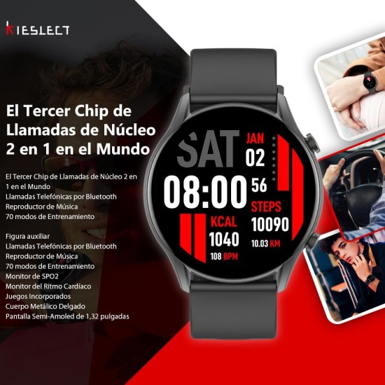 Kieslect YFT2060EU Kr2 Calling Smart Watch Black Kieslect YFT2060EU Kr2 Calling Smart Watch Black