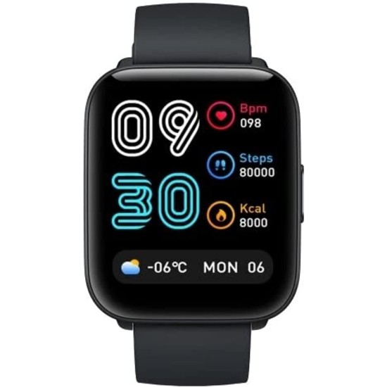 Mibro C2 Smart Watch 1.69" Touch Control HD Screen 24H Heart Rate & Sleep Monitoring SpO2 Sensor Measurement 20 Sports Mode Fitness Watch 2ATM Waterproof 7-Days Long Battery Life - Black, Normal Mibro C2 Smart Watch 1.69" Touch Control HD Screen 24H Heart Rate & Sleep Monitoring SpO2 Sensor Measurement 20 Sports Mode Fitness Watch 2ATM Waterproof 7-Days Long Battery Life - Black, Normal