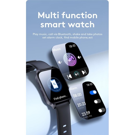 Joyroom Jr-FT6 Fit-Life Series Bluetooth Call Smart Watch (Make/Answer Call), Screen Resolution: 320 * 385 And Capacitive Touch Control - Gray Joyroom Jr-FT6 Fit-Life Series Bluetooth Call Smart Watch (Make/Answer Call), Screen Resolution: 320 * 385 And Capacitive Touch Control - Gray