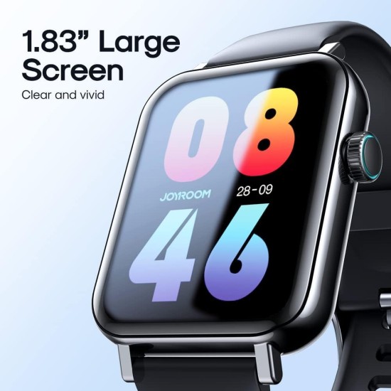 Joyroom Jr-FT6 Fit-Life Series Bluetooth Call Smart Watch (Make/Answer Call), Screen Resolution: 320 * 385 And Capacitive Touch Control - Gray Joyroom Jr-FT6 Fit-Life Series Bluetooth Call Smart Watch (Make/Answer Call), Screen Resolution: 320 * 385 And Capacitive Touch Control - Gray