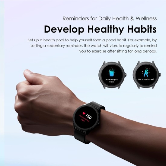 Oraimo Watch 2R Bluetooth Calling Smart Watch for Men and Women,1.39"HD Smart Fitness Watch with Stepping Meter Heart Rate Monitor,120+ Sports Modes & Quickly Reply SMS Oraimo Watch 2R Bluetooth Calling Smart Watch for Men and Women,1.39"HD Smart Fitness Watch with Stepping Meter Heart Rate Monitor,120+ Sports Modes & Quickly Reply SMS