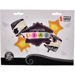 Foil Helium Balloons With Graduation Design For Graduation Party - Multi Color