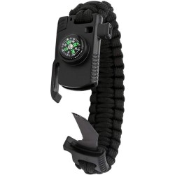 Bladed Paracord Paracord Paracord Bracelet - Fire Starter - Whistle - Compass