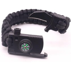 Bladed Paracord Paracord Paracord Bracelet - Fire Starter - Whistle - Compass