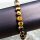 DAZCOLO Handmade Gem Bracelet 7.5" Stretch Gemstone 8mm Round Beads Crystals Quartz Unisex (Golden Tiger Eye) DAZCOLO Handmade Gem Bracelet 7.5" Stretch Gemstone 8mm Round Beads Crystals Quartz Unisex (Golden Tiger Eye)