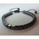Hematite Bracelet Natural Stone Bead Bracelet No- magnetic Adjustable Woven Bracelets Men and Women Jewelry Gift Hematite Bracelet Natural Stone Bead Bracelet No- magnetic Adjustable Woven Bracelets Men and Women Jewelry Gift