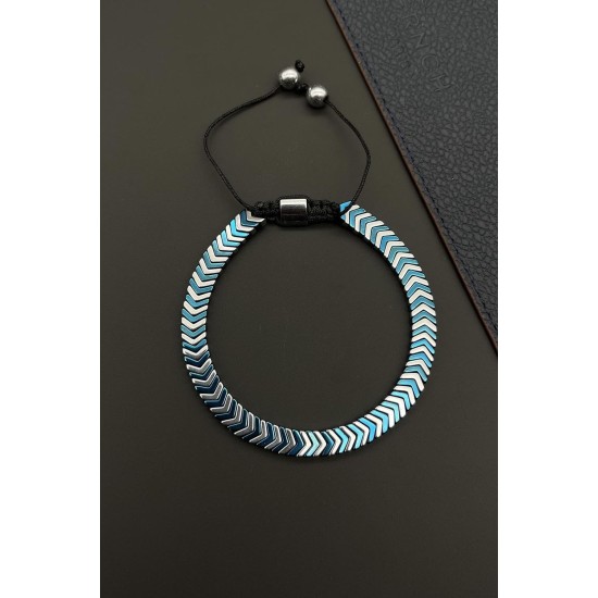 Hematite Bracelet Natural Stone Bead Bracelet No- magnetic Adjustable Woven Bracelets Men and Women Jewelry Gift Hematite Bracelet Natural Stone Bead Bracelet No- magnetic Adjustable Woven Bracelets Men and Women Jewelry Gift