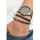 Hematite Bracelet Natural Stone Bead Bracelet No- magnetic Adjustable Woven Bracelets Men and Women Jewelry Gift Hematite Bracelet Natural Stone Bead Bracelet No- magnetic Adjustable Woven Bracelets Men and Women Jewelry Gift