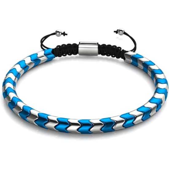 Hematite Bracelet Natural Stone Bead Bracelet No- magnetic Adjustable Woven Bracelets Men and Women Jewelry Gift Hematite Bracelet Natural Stone Bead Bracelet No- magnetic Adjustable Woven Bracelets Men and Women Jewelry Gift