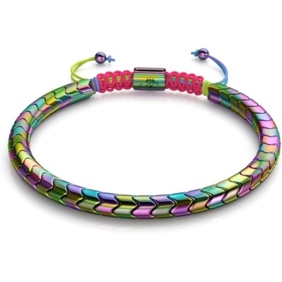 Hematite Bracelet Natural Stone Bead Bracelet No- magnetic Adjustable Woven Bracelets Men and Women Jewelry Gift Hematite Bracelet Natural Stone Bead Bracelet No- magnetic Adjustable Woven Bracelets Men and Women Jewelry Gift
