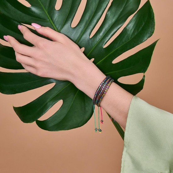 Hematite Bracelet Natural Stone Bead Bracelet No- magnetic Adjustable Woven Bracelets Men and Women Jewelry Gift Hematite Bracelet Natural Stone Bead Bracelet No- magnetic Adjustable Woven Bracelets Men and Women Jewelry Gift