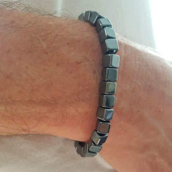 Hematite Bracelet Natural Stone Bead Bracelet No- magnetic Adjustable Woven Bracelets Men and Women Jewelry Gift Hematite Bracelet Natural Stone Bead Bracelet No- magnetic Adjustable Woven Bracelets Men and Women Jewelry Gift
