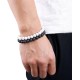 Hipwope 4Pcs Men Bracelet Set Tigers Eye Bracelet Lava Rock Bracelets Moonstone Bracelet Blue Beaded Bracelet Obsidian Bracelet Men/Women Can Wear Summer Bracelets Charm Bracelets for Women