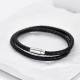 KXJ Italian Leather Bracelet For Men Women Genuine Double Wrap Black/Brown/Red Braided Leather Cuff Bangle Bracelets with Magnetic Stainless Steel Clasp Graduation Father's Day Gifts, 7/7.5/8 Inches, KXJ Italian Leather Bracelet For Men Women Genuine Double Wrap Black/Brown/Red Braided Leather Cuff Bangle Bracelets with Magnetic Stainless Steel Clasp Graduation Father's Day Gifts, 7/7.5/8 Inches,