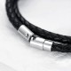 KXJ Italian Leather Bracelet For Men Women Genuine Double Wrap Black/Brown/Red Braided Leather Cuff Bangle Bracelets with Magnetic Stainless Steel Clasp Graduation Father's Day Gifts, 7/7.5/8 Inches, KXJ Italian Leather Bracelet For Men Women Genuine Double Wrap Black/Brown/Red Braided Leather Cuff Bangle Bracelets with Magnetic Stainless Steel Clasp Graduation Father's Day Gifts, 7/7.5/8 Inches,