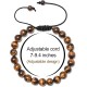 Tiger Eye Mens Bracelet Gifts - 8mm Tiger Eye Lava Rock Stone Mens Anxiety Bracelets, Stress Relief Adjustable Tiger Eye Bracelet Aromatherapy Essential Oil Diffuser Lava Bracelet Gifts for Men Tiger Eye Mens Bracelet Gifts - 8mm Tiger Eye Lava Rock Stone Mens Anxiety Bracelets, Stress Relief Adjustable Tiger Eye Bracelet Aromatherapy Essential Oil Diffuser Lava Bracelet Gifts for Men
