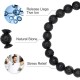 Tiger Eye Mens Bracelet Gifts - 8mm Tiger Eye Lava Rock Stone Mens Anxiety Bracelets, Stress Relief Adjustable Tiger Eye Bracelet Aromatherapy Essential Oil Diffuser Lava Bracelet Gifts for Men- black Tiger Eye Mens Bracelet Gifts - 8mm Tiger Eye Lava Rock Stone Mens Anxiety Bracelets, Stress Relief Adjustable Tiger Eye Bracelet Aromatherapy Essential Oil Diffuser Lava Bracelet Gifts for Men- black