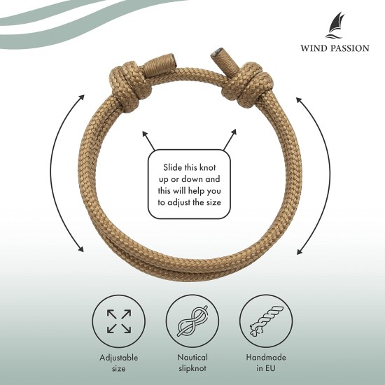 Wind Passion Nautical Braided Stylish Mono Rope Cord Men Bracelet Wind Passion Nautical Braided Stylish Mono Rope Cord Men Bracelet