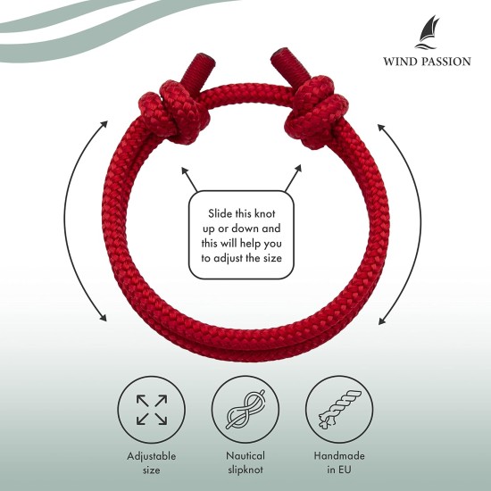 Wind Passion Nautical Braided Stylish Mono Rope Cord Men Bracelet Wind Passion Nautical Braided Stylish Mono Rope Cord Men Bracelet