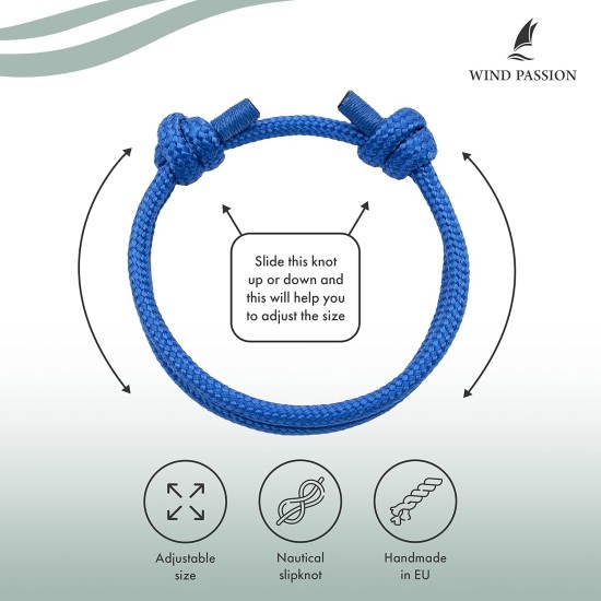 Wind Passion Nautical Braided Stylish Mono Rope Cord Men Bracelet Wind Passion Nautical Braided Stylish Mono Rope Cord Men Bracelet