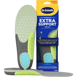 Dr. Scholl's Insoles for Women Extra Support Pain Relief Orthotics Shoe Inserts, Designed for Plus-Size, 1 Count