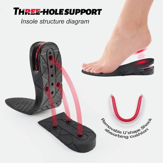 Ilovfeot Height Increase Insoles, Unisex, High Arch, Shoe Inserts to Make You Taller Ilovfeot Height Increase Insoles, Unisex, High Arch, Shoe Inserts to Make You Taller