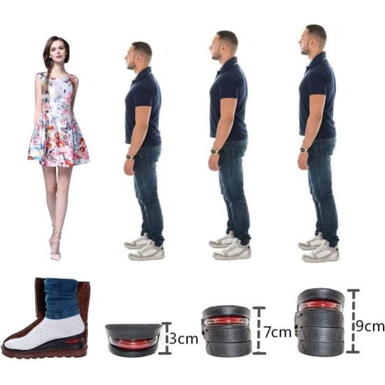 Ilovfeot Height Increase Insoles, Unisex, High Arch, Shoe Inserts to Make You Taller Ilovfeot Height Increase Insoles, Unisex, High Arch, Shoe Inserts to Make You Taller