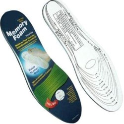Memory foam shoe inserts to fit all sizes