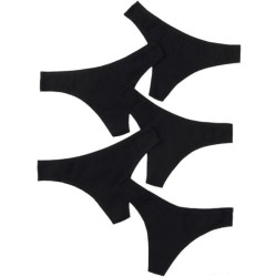 Mesery Set OF (5) Cotton Panties - Black