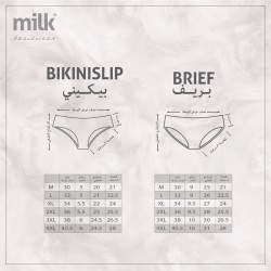 Milk Womens Wo'S Pack Of 3 Printed Bikini Panties