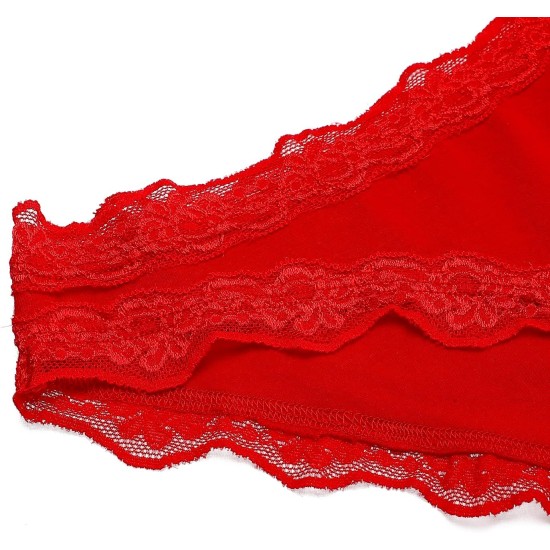 Set OF (3) Cotton Panties Dantel - Multicolor Set OF (3) Cotton Panties Dantel - Multicolor